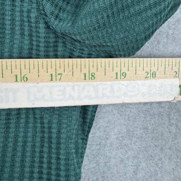 CAbi Jacket Womens Medium Green Knit Military Double Breasted Button Blazer Work - Picture 9 of 10